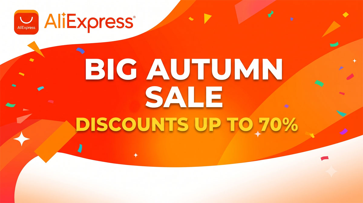 Aprovecha las Rebajas de Otoño en AliExpress